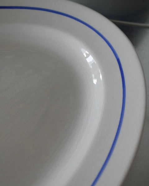 SERVIRAVIMO LĖKŠTĖ SU MĖLYNA JUOSTELE