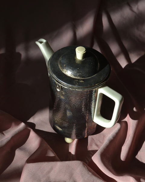 Vintažinis Art Deco stiliaus kavinukas su termo dėklu