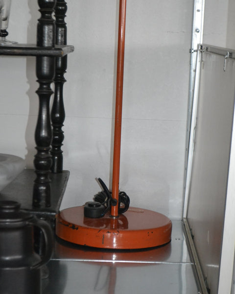 ORANGE FLOOR LAMP