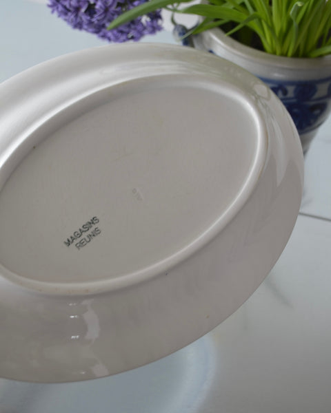 SERVIRAVIMO LĖKŠTĖ SU MĖLYNA JUOSTELE