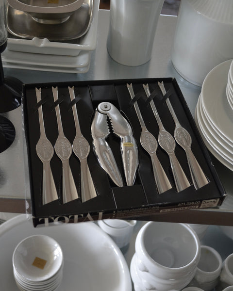 Vintažinis IKEA „TOTAL“ jūros gėrybių įrankių rinkinys