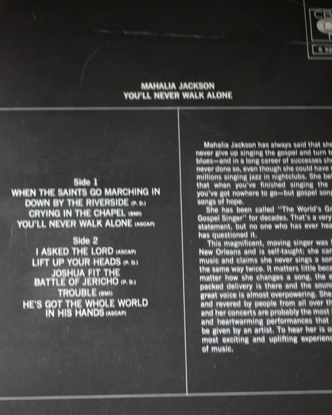 Vinilinė plokštelė Mahalia Jackson, You’ll Never Walk Alone