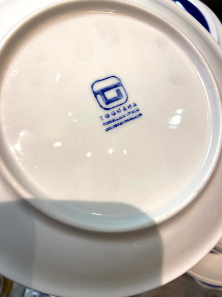 KOMPLEKTAS SU KOBALTO MĖLYNUMO JUOSTOMIS