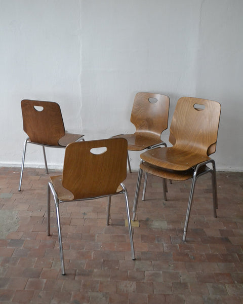 KETURIOS “PLYWOOD” KĖDĖS