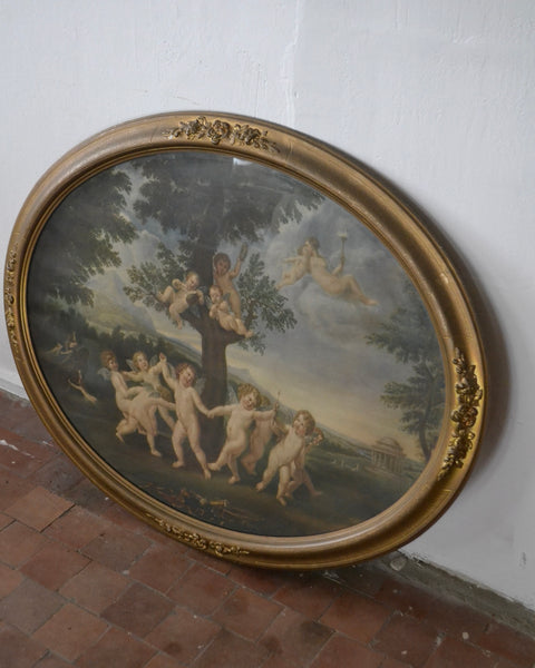 Francesco Albani „Kupidonų šokis“ reprodukcija