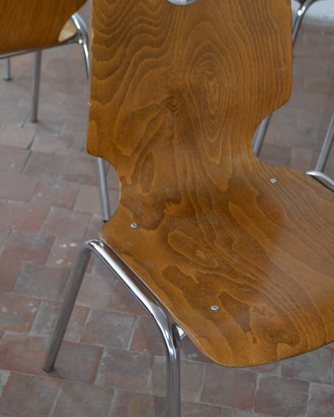 KETURIOS “PLYWOOD” KĖDĖS