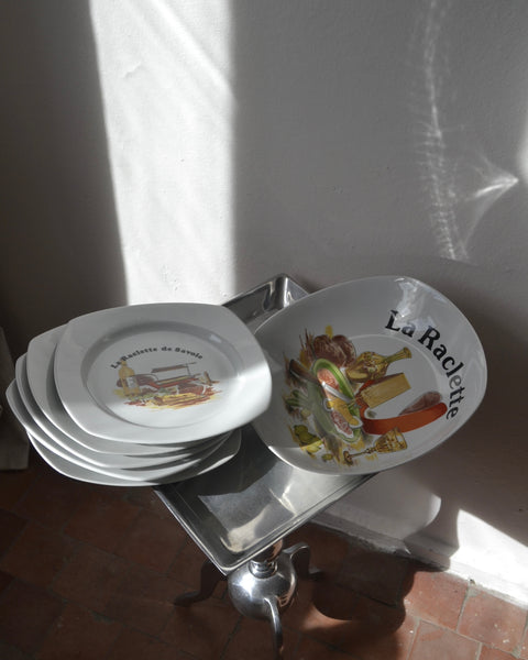 „La Raclette Traditionnelle“ lėkščių rinkinys