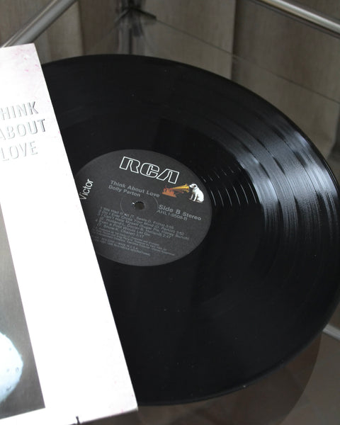 Think About Love“ 1986 m. Dolly Parton vinilinė plokštelė