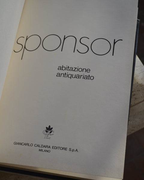 ITALIŠKA KNYGA APIE ANTIKVARĄ IR INTERJERĄ