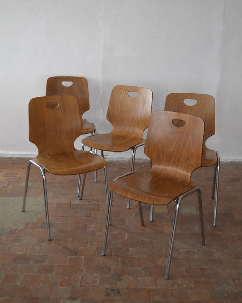 KETURIOS “PLYWOOD” KĖDĖS