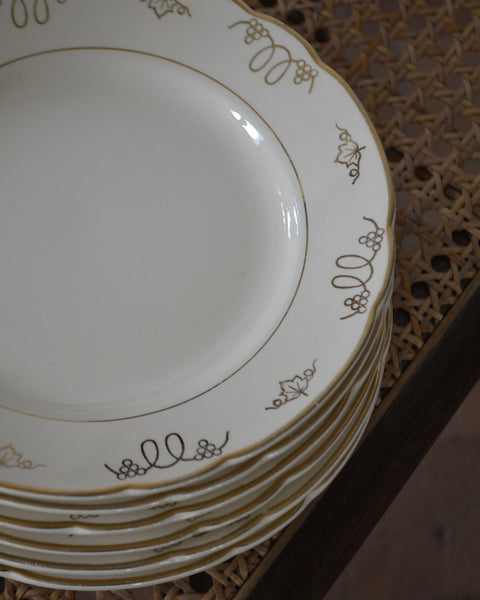 Vintažinės Villeroy & Boch desertinės lėkštės