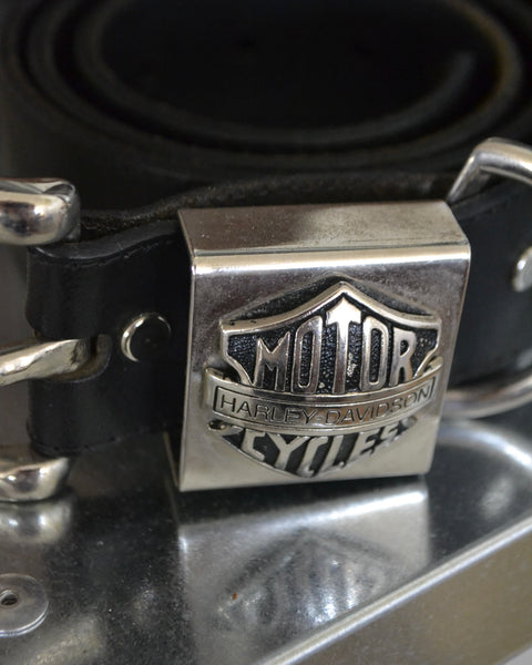 Harley Davidson odinis diržas su metaline sagtimi