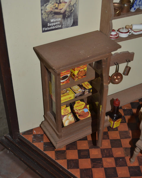 Vintažinė „Maggi“ lėlių virtuvėlė (Puppenküche)