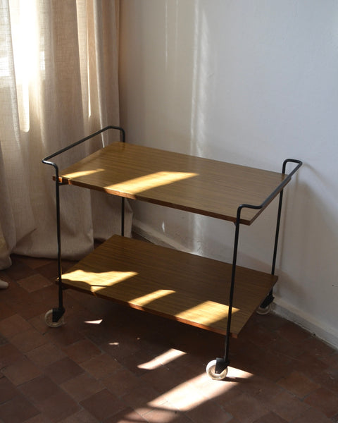Mid-Century serviravimo staliukas „Ilse Möbel“ (Modelis 3328)