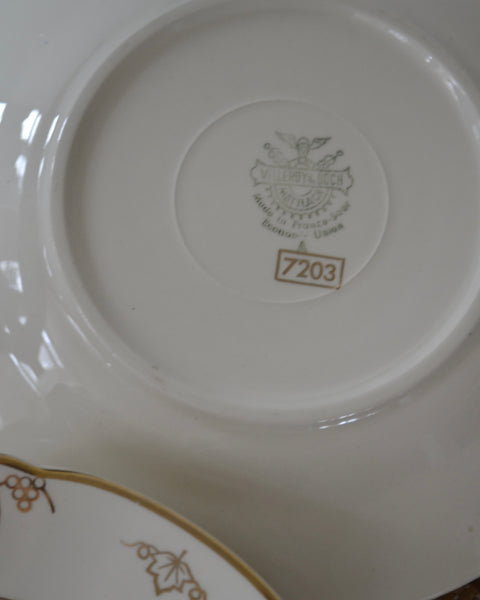 Vintažinės Villeroy & Boch desertinės lėkštės