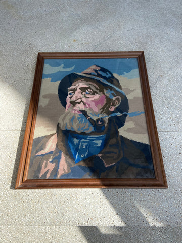 SIUVINĖTAS ‘FISHERMAN’ PAVEIKSLAS