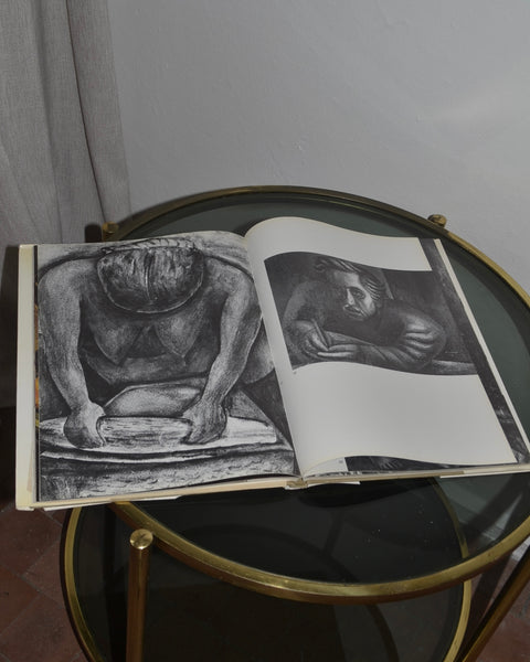 Vintažinis meno albumas „Siqueiros: David Alfaro Siqueiros e il muralismo messicano“ (1976 m.)