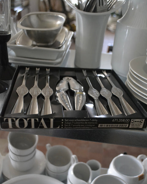 Vintažinis IKEA „TOTAL“ jūros gėrybių įrankių rinkinys