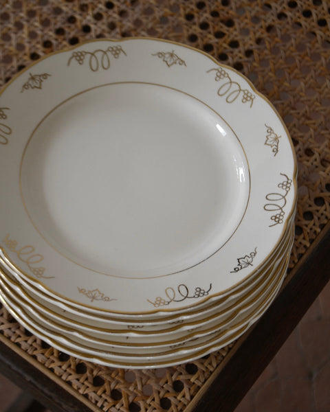 Vintažinės Villeroy & Boch desertinės lėkštės