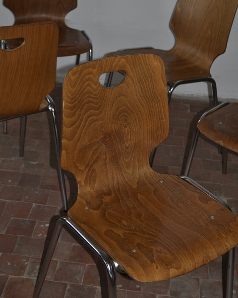 KETURIOS “PLYWOOD” KĖDĖS