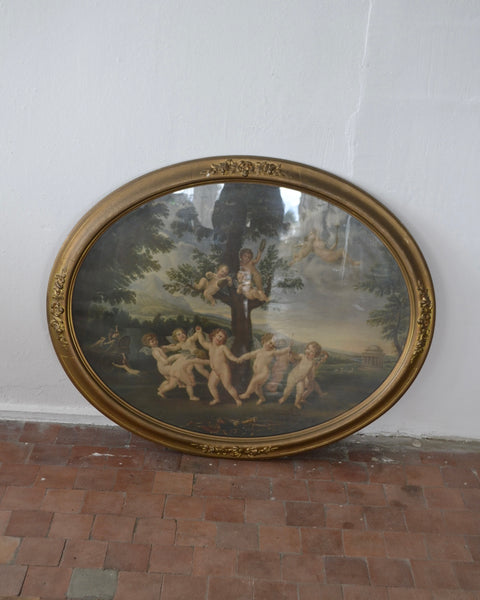 Francesco Albani „Kupidonų šokis“ reprodukcija