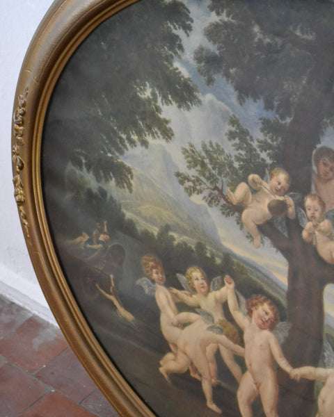 Francesco Albani „Kupidonų šokis“ reprodukcija
